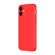 Заредете изображение във визуализатора на галерията – Baseus Liquid Silica Gel Case Flexible gel case iPhone 12 Bright red (WIAPIPH61N-YT09) - TopMag
