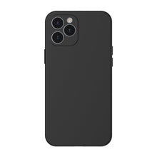 Заредете изображение във визуализатора на галерията – Baseus Liquid Silica Gel Case Flexible gel case iPhone 12 Pro Classic black (WIAPIPH61P-YT01) - TopMag
