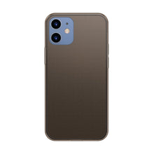 Заредете изображение във визуализатора на галерията – Baseus Frosted Glass Case Hard case with a flexible frame iPhone 12 mini Black (WIAPIPH54N-WS01) - TopMag
