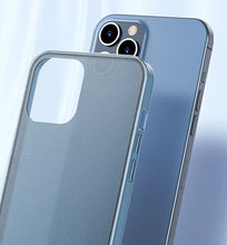 Заредете изображение във визуализатора на галерията – Baseus Frosted Glass Case Hard case with a flexible frame iPhone 12 mini Dark green (WIAPIPH54N-WS06) - TopMag
