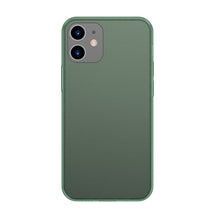 Заредете изображение във визуализатора на галерията – Baseus Frosted Glass Case Hard case with a flexible frame iPhone 12 mini Dark green (WIAPIPH54N-WS06) - TopMag
