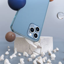 Заредете изображение във визуализатора на галерията – Baseus Frosted Glass Case Hard case with a flexible frame iPhone 12 Pro Max White (WIAPIPH67N-WS02) - TopMag
