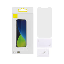 Заредете изображение във визуализатора на галерията – Baseus 2x 0,25 mm frosted tempered glass iPhone 12 Pro Max Transparent (SGAPIPH67N-LM02) - TopMag
