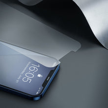 Заредете изображение във визуализатора на галерията – Baseus 2x 0,25 mm frosted tempered glass iPhone 12 Pro Max Transparent (SGAPIPH67N-LM02) - TopMag
