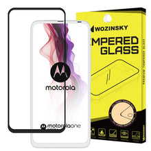 Заредете изображение във визуализатора на галерията – Wozinsky Tempered Glass Full Glue Super Tough Screen Protector Full Coveraged with Frame Case Friendly for Motorola One Fusion+ (Fusion Plus) black - TopMag
