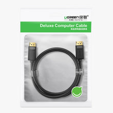 Заредете изображение във визуализатора на галерията – Ugreen cable DisplayPort 1.2 4K cable 2 m black (DP102 10211) - TopMag
