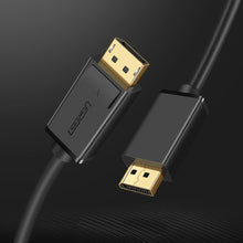 Заредете изображение във визуализатора на галерията – Ugreen cable DisplayPort 1.2 4K cable 2 m black (DP102 10211) - TopMag
