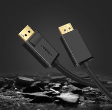 Заредете изображение във визуализатора на галерията – Ugreen cable DisplayPort 1.2 4K cable 2 m black (DP102 10211) - TopMag
