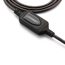 Заредете изображение във визуализатора на галерията – Ugreen active cable USB 2.0 extension cable 480 Mbps 5 m black (US121 10319) - TopMag
