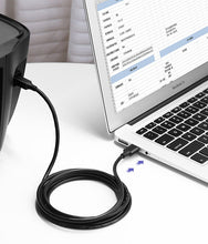 Заредете изображение във визуализатора на галерията – Ugreen USB Type B printer cable (male) - USB 2.0 (male) 480 Mbps 1.5 m black (US135 10350) - TopMag
