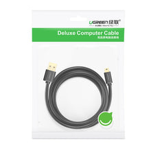 Заредете изображение във визуализатора на галерията – Ugreen cable USB - mini USB cable 480 Mbps 1 m black (US132 10355) - TopMag
