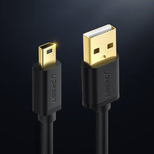 Заредете изображение във визуализатора на галерията – Ugreen cable USB - mini USB cable 480 Mbps 1 m black (US132 10355) - TopMag
