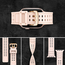 Заредете изображение във визуализатора на галерията – Strap Triple Protection strap for Apple Watch SE, 8, 7, 6, 5, 4, 3, 2, 1 (41, 40, 38 mm) bracelet bracelet pink
