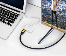 Заредете изображение във визуализатора на галерията – Ugreen HDMI / VGA adapter - mini DisplayPort 4K @ 30 Hz Full HD 1080p black (MD108 10439) - TopMag
