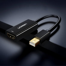 Заредете изображение във визуализатора на галерията – Ugreen adapter cable FHD (1080p) HDMI (female) - Mini DisplayPort (male - Thunderbolt 2.0) white (MD112 10460) - TopMag

