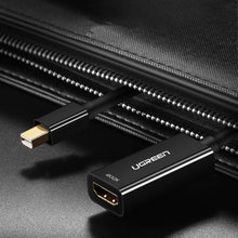Заредете изображение във визуализатора на галерията – Ugreen adapter cable FHD (1080p) HDMI (female) - Mini DisplayPort (male - Thunderbolt 2.0) white (MD112 10460) - TopMag
