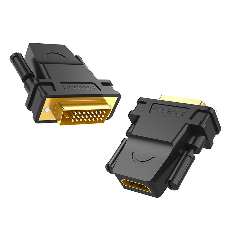 Ugreen HDMI adapter (female) - DVI 24 + 1 (male) FHD 60 Hz black (20124) - TopMag