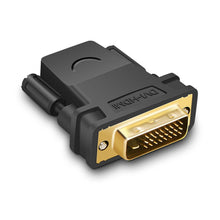 Заредете изображение във визуализатора на галерията – Ugreen HDMI adapter (female) - DVI 24 + 1 (male) FHD 60 Hz black (20124) - TopMag
