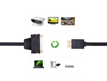 Заредете изображение във визуализатора на галерията – Ugreen cable cable adapter adapter DVI 24 + 5 pin (female) - HDMI (male) 22 cm black (20136) - TopMag
