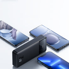 Заредете изображение във визуализатора на галерията – Powerbank 10000mAh USB / USB C 25W PD QC + USB C 60W Cable Baseus Bipow - black

