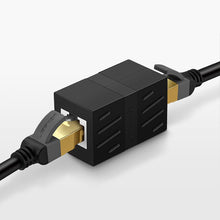 Заредете изображение във визуализатора на галерията – Ugreen Network Connector Ethernet RJ45 10 Gbps Network Cable Connector Black (NW114 20390) - TopMag
