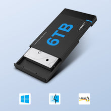 Заредете изображение във визуализатора на галерията – Ugreen bay for HDD SSD disk housing 2.5 '' SATA USB 3.2 Gen 1 (5 Gbps) micro USB SuperSpeed + 0.5 m cable black (US221 30848) - TopMag
