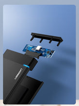 Заредете изображение във визуализатора на галерията – Ugreen bay for HDD SSD disk housing 2.5 '' SATA USB 3.2 Gen 1 (5 Gbps) micro USB SuperSpeed + 0.5 m cable black (US221 30848) - TopMag
