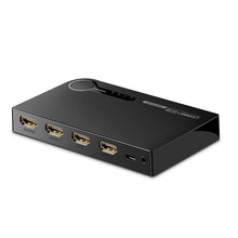 Заредете изображение във визуализатора на галерията – Ugreen switch splitter splitter switch HDMI - 3x HDMI 3D 4K 7.5 Gbps 36 bit per channel black (40234) - TopMag
