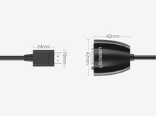 Заредете изображение във визуализатора на галерията – Ugreen Cable Cord Adapter Adapter One Way HDMI (Male) to VGA (Female) FHD Black (MM105 40253) - TopMag
