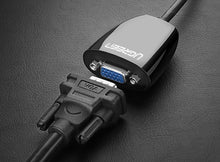 Заредете изображение във визуализатора на галерията – Ugreen Cable Cord Adapter Adapter One Way HDMI (Male) to VGA (Female) FHD Black (MM105 40253) - TopMag
