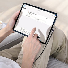 Заредете изображение във визуализатора на галерията – Ugreen angle cable USB Type C - USB Type C Power Delivery 60 W 20 V 3 A 1 m black-gray cable (US255 50123) - TopMag
