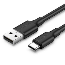 Заредете изображение във визуализатора на галерията – Ugreen cable USB - USB Type C 480 Mbps 3 A 1.5 m cable black (US287 60117) - TopMag
