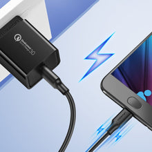 Заредете изображение във визуализатора на галерията – Ugreen cable USB - micro USB cable 2.4 A 480 Mbps 1.5 m black (US289 60137) - TopMag
