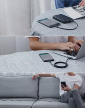 Заредете изображение във визуализатора на галерията – Ugreen cable USB - micro USB cable 2.4 A 480 Mbps 1.5 m black (US289 60137) - TopMag

