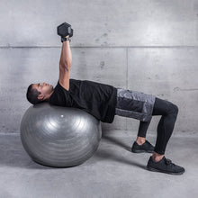 Заредете изображение във визуализатора на галерията – Wozinsky gym ball exercise ball 65 cm fitness blue - TopMag
