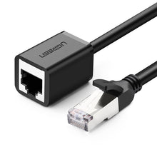 Заредете изображение във визуализатора на галерията – Ugreen Extension Cable Ethernet RJ45 Cat 6 FTP 1000Mbps 2m Black (NW112 11281) - TopMag
