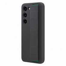 Заредете изображение във визуализатора на галерията – Samsung Silicone Grip Cover Case for Samsung Galaxy S23 silicone cover with wrist strap black (EF-GS911TBEGWW)
