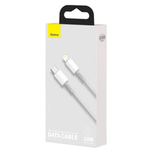 Заредете изображение във визуализатора на галерията – Baseus USB Type C cable - Lightning Fast Charging Power Delivery 20 W 1 m white (CATLGD-02) - TopMag
