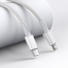 Заредете изображение във визуализатора на галерията – Baseus USB Type C cable - Lightning Fast Charging Power Delivery 20 W 1 m white (CATLGD-02) - TopMag
