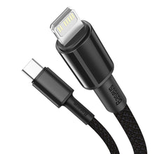 Заредете изображение във визуализатора на галерията – Baseus USB Type C cable - Lightning Fast Charging Power Delivery 20 W 2 m black (CATLGD-A01) - TopMag
