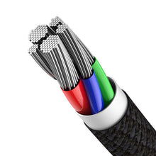 Заредете изображение във визуализатора на галерията – Baseus USB Type C cable - Lightning Fast Charging Power Delivery 20 W 2 m black (CATLGD-A01) - TopMag
