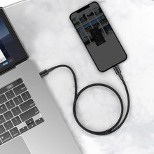 Заредете изображение във визуализатора на галерията – Baseus USB Type C cable - Lightning Fast Charging Power Delivery 20 W 2 m black (CATLGD-A01) - TopMag
