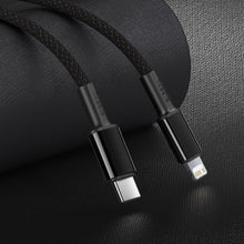 Заредете изображение във визуализатора на галерията – Baseus USB Type C cable - Lightning Fast Charging Power Delivery 20 W 2 m black (CATLGD-A01) - TopMag
