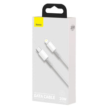 Заредете изображение във визуализатора на галерията – Baseus USB Type C cable - Lightning Fast Charging Power Delivery 20 W 2 m white (CATLGD-A02) - TopMag
