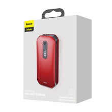 Заредете изображение във визуализатора на галерията – Baseus Power Bank Power Starter Jump Starter Booster 12000 mAh 12 V (1000 A / 600 A) red (CRJS03-09) - TopMag
