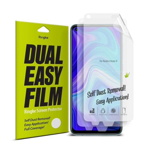 Ringke Dual Easy Film 2x self dust removal screen protector Xiaomi Redmi 10X 4G / Xiaomi Redmi Note 9 (DWXI0002) - TopMag