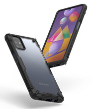 Заредете изображение във визуализатора на галерията – Ringke Fusion X durable PC Case with TPU Bumper for Samsung Galaxy M31s black (FUSG0063) - TopMag
