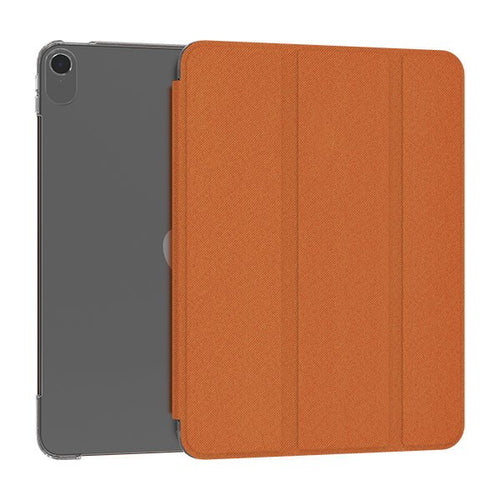 Kingxbar Business Series magnetic Smart Cover Sleep case iPad Air 2020/2022 orange - TopMag