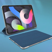 Заредете изображение във визуализатора на галерията – Kingxbar Business Series magnetic Smart Cover Sleep case iPad Air 2020/2022 orange - TopMag
