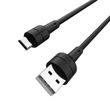 Заредете изображение във визуализатора на галерията – Borofone Cable BX30 Silicone - USB to Micro USB - 2,4A 1 metre black

